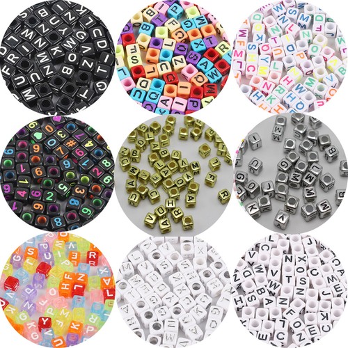 250 perline pony cubo - , acrilico