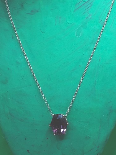 Catena sterling con cristallo - catena,