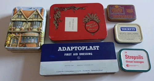 Job lot various tins - lot,