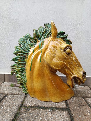 Scultura ceramica cavallo - scultura,