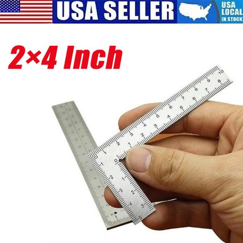 Stainless steel square ruler - stainless, l