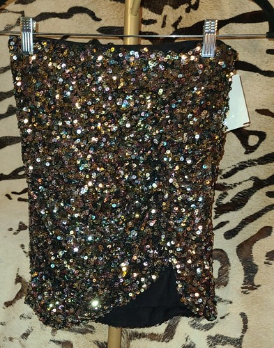 Minigonna milano paillettes - minigonna,