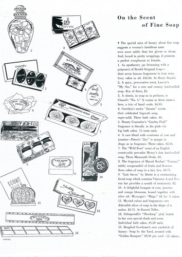 Sapone profumato illustrato