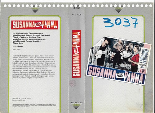 Susanna tutta panna - panna, vhs