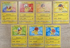 Pokemon Set di 7 Ash's Pikachu