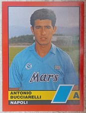 Figurina Calciatori d'Italia Vallardi 89-90 1990 Antonio Bucciarelli Napoli 285