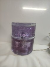 Lampada Di Vetro Anni 70 Modernariato Viola