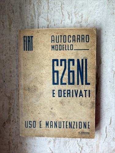 Libretto uso manutenzione - libretto, e