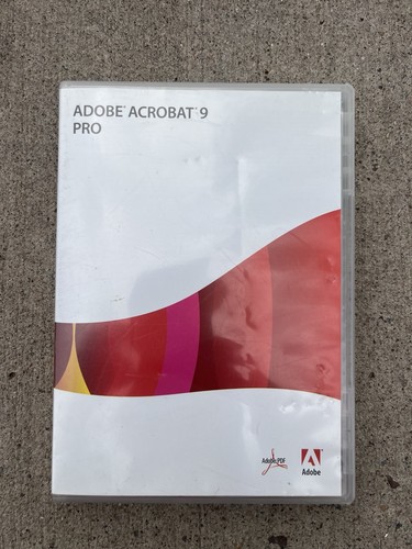 Disco adobe acrobat pro - adobe, 9