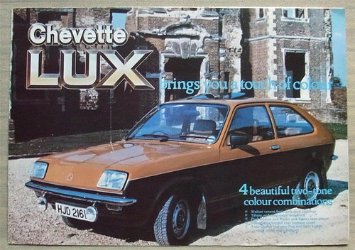 Brochure vendita auto vauxhall - brochure,