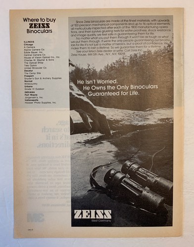 Binocolo carl zeiss 1978 - zeiss,