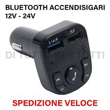 KIT VIVAVOCE FM MP3 USB PER AUTO BLUETOOTH SMARTPHONE CARICABATTERIE TABLET