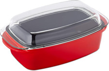 Teglia Con Coperchio, Antiaderente, Casseruola Da Forno, Pirofila, Lavabile in L