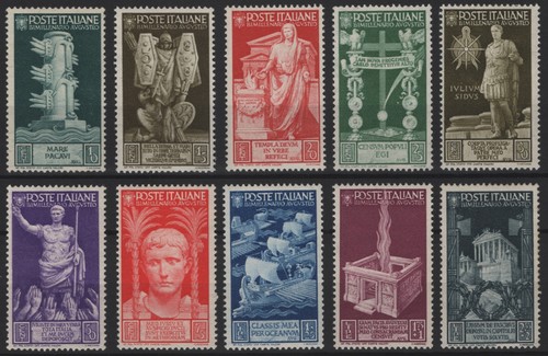 Italia regno 1937 bimillenario - 1937,