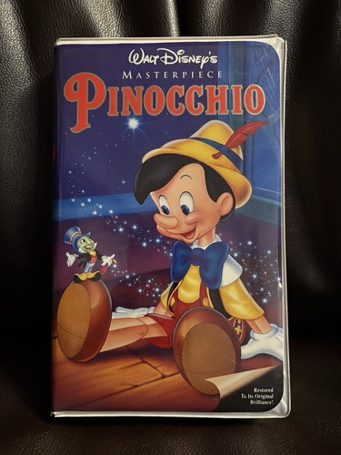 Pinocchio vhs 1993 black - 1993,