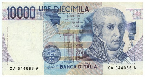 10000 lire d - lire, b.