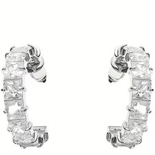 Orecchini Donna Cerchio Silver