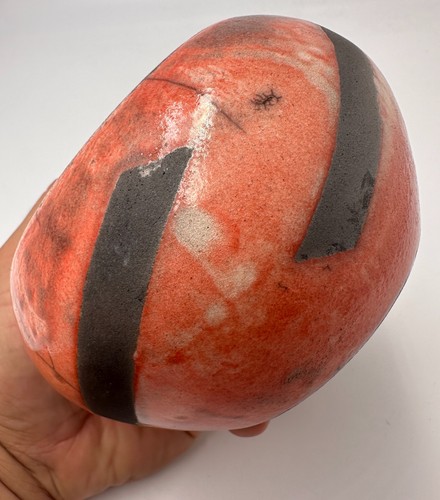 Vase bol raku décor - bol, à