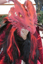 Maschera Drago in Gomma