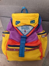 ZAINO INVICTA  TARGA SECURITY GIALLO VIOLA ARANCIO VINTAGE ANNI 80 90  2000 U641