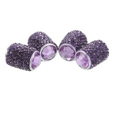  4 Pcs Tappi Gomme Auto Accessori Per Con Strass Valvole Pneumatici