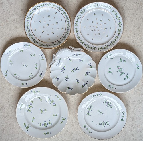 Assiettes aux barbeaux - assiettes,