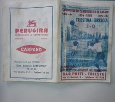 Campionato calcio triestina coca cola birra dreher perugina carpano cioccolato