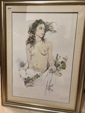 LE QUATTRO STAGIONI  DI ALESSANDRO BIFFIGNANDI  LITOGRAFIA AUTUNNO CV235D