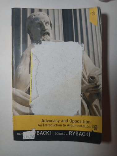 Advocacy and opposition - opposition:, an