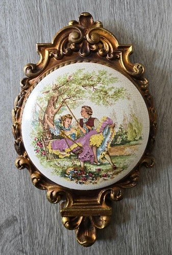 Antique porcelain medallions - antique,
