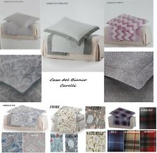 COMPLETO LENZUOLA CALDO COTONE 1 POSTO E MEZZO MATRIMONIALE JOLIE ALTA QUALITA