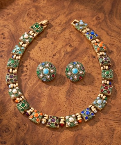 Set parure vintage trifari per - set,
