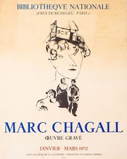 Marc CHAGALL "Autoportrait a