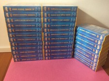 Lotto 32 VHS MAGIC ENGLISH 1996 Regalo: 3 raccoglitori, 31 fascicoli, schede