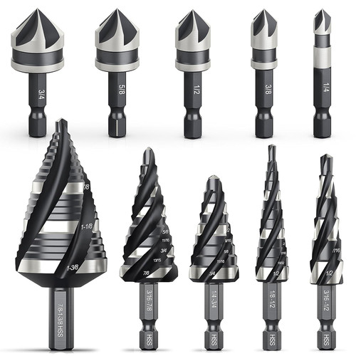 Set pezzi quattro punte per - set,