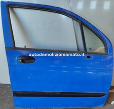 Porta anteriore dx Daewoo Matiz blu NUDA (presenza graffi)