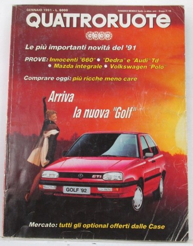 Quattroruote 423 gennaio - quattroruote, n°423