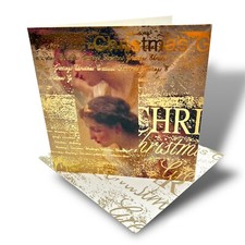 Lotto 5 cartoline di Buon Natale Vintage Natalizie inglesi Madonna con Angeli