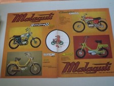 advertising Pubblicità 1972 MALAGUTI CAVALCONE CROSS 50/TOTEM/MOTORIK/HOMBRE