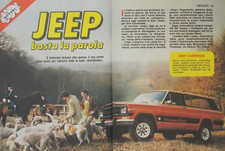 Italian Clipping Ritaglio 1981 JEEP CHEROKEE CHIEF  2 PAGINE fuoristrada .