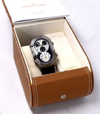 Orologio Cronografo Philip Stein Uomo 13TI-BCS-RBDT Prestige Titanio Nuovo