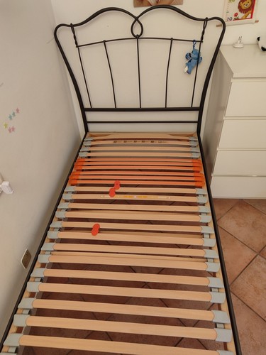 Letto singolo ferro - letto, in
