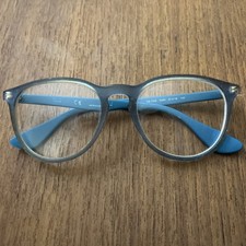 Montatura occhiali da vista Ray Ban Clubround RB7046 5484 blu irridescente 51/18~140 INDOSSATI