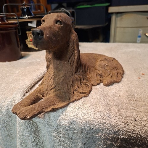 Statua cane cucciolo vintage