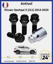 Dadi Antifurto Neri Per Nissan Qashqai 2 (J11) 2014-2021