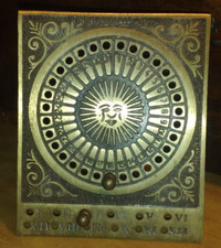 CALENDARIO PERPETUO IN OTTONE