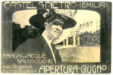 1908 - Castel San Pietro (Bologna) - Cure termali -  Rara !