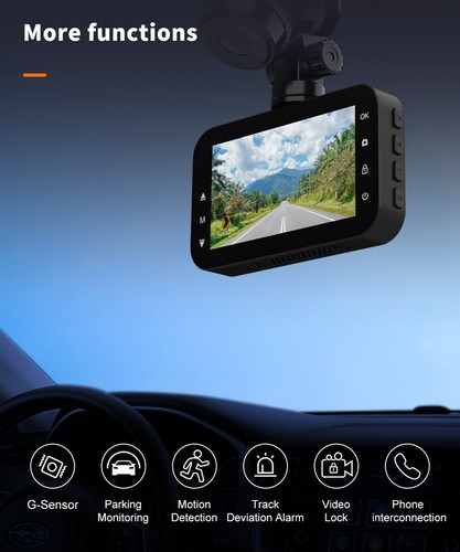 Dash cam front - dash, rear