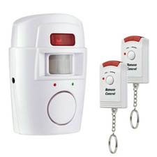ANTIFURTO ALLARME CON SENSORE E SIRENA 105 DB 2 TELECOMANDI CASA UFFICIO NEGOZIO