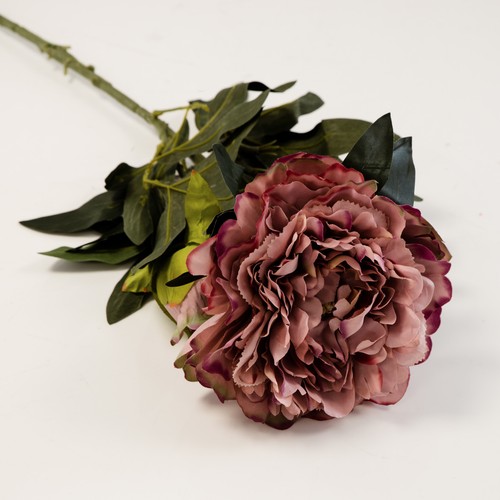 Seta artificiale peonia stoffa - seta,